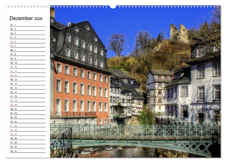 Produktbild: Faszination Eifel (Wandkalender 2026 DIN A2 quer), CALVENDO Monatskalender
