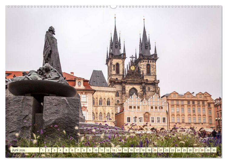 Produktbild: Die sch&ouml;ne Stadt Prag (Wandkalender 2026 DIN A2 quer), CALVENDO Monatskalender