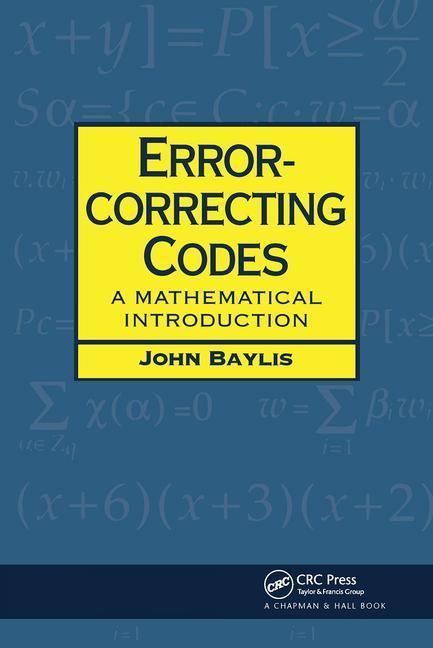 Produktbild: Baylis, D: Error Correcting Codes