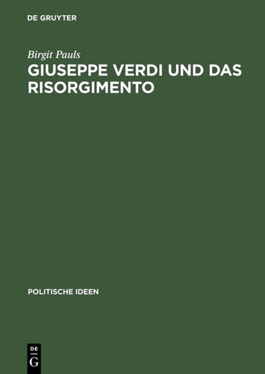 Produktbild: Giuseppe Verdi und das Risorgimento