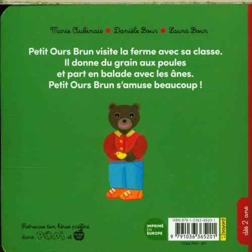 Produktbild: Petit Ours Brun va &agrave; la ferme