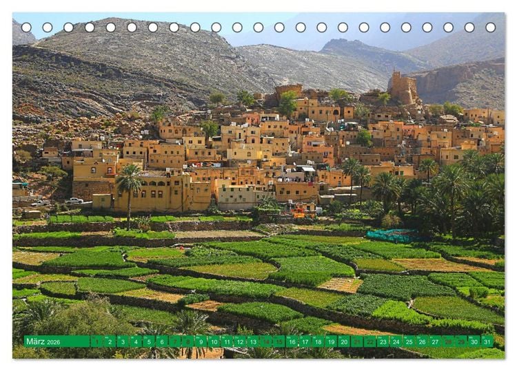 Produktbild: Unterwegs im Weihrauchland Oman (Tischkalender 2026 DIN A5 quer), CALVENDO Monatskalender
