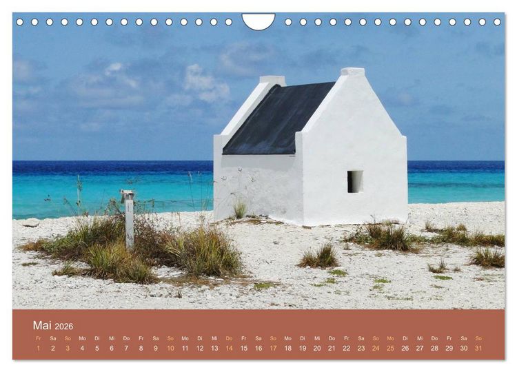 Produktbild: ABC: Aruba - Bonaire - Cura&ccedil;ao (Wandkalender 2026 DIN A4 quer), CALVENDO Monatskalender