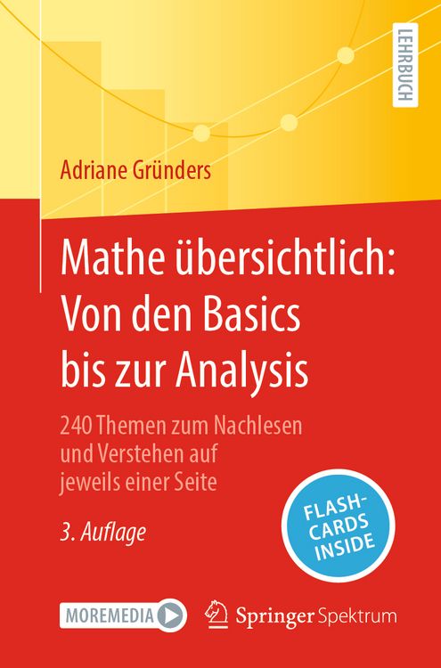 Produktbild: Mathe &uuml;bersichtlich: Von den Basics bis zur Analysis