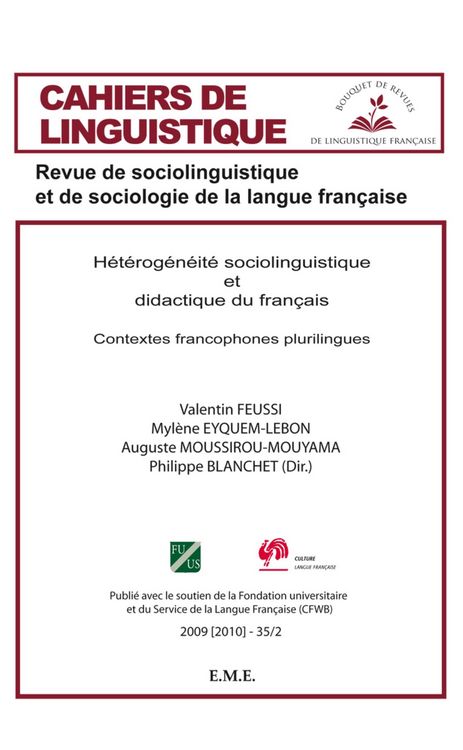 Produktbild: H&eacute;t&eacute;rog&eacute;n&eacute;it&eacute; sociolinguistique et didactique du fran&ccedil;ais