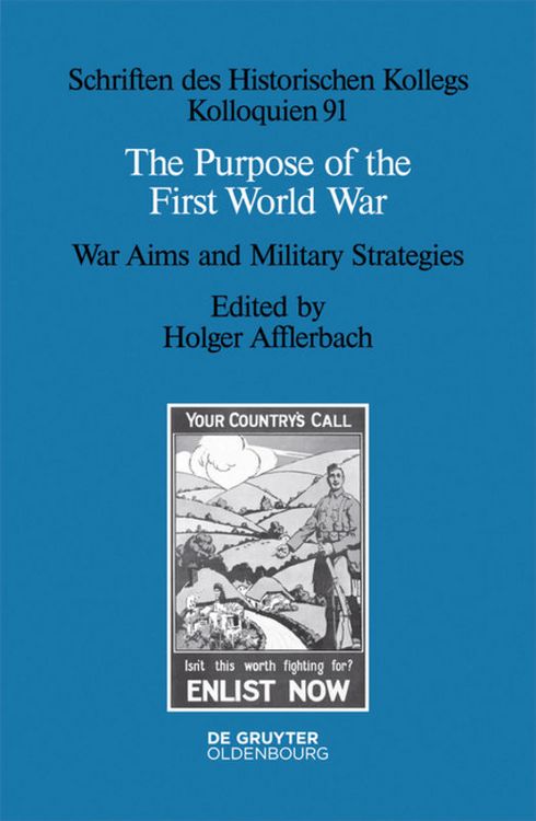 Produktbild: The Purpose of the First World War