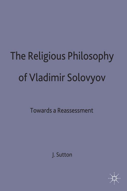 Produktbild: The Religious Philosophy of Vladimir Solovyov