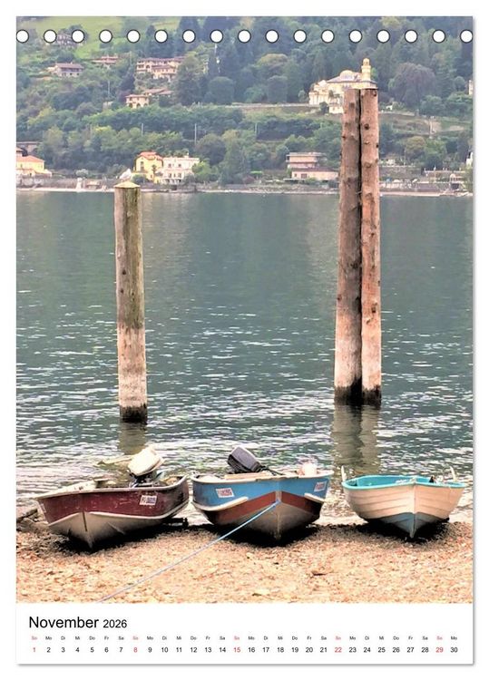 Produktbild: Traumhafter Lago Maggiore (Tischkalender 2026 DIN A5 hoch), CALVENDO Monatskalender