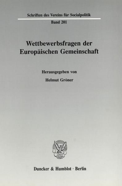 Produktbild: Wettbewerbsfragen der Europ&auml;ischen Gemeinschaft.