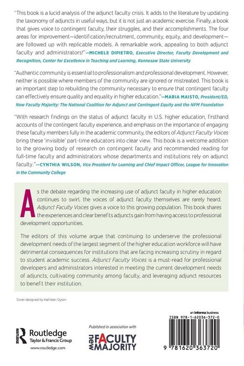 Produktbild: Adjunct Faculty Voices
