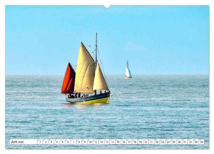Produktbild: Blankenberge - belgischer K&uuml;stenort (Wandkalender 2026 DIN A2 quer), CALVENDO Monatskalender