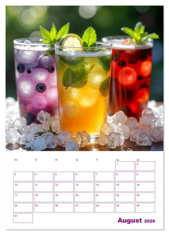 Produktbild: Tee-Reise - Entdeckungen aus aller Welt (Wandkalender 2026 DIN A2 hoch), CALVENDO Monatskalender