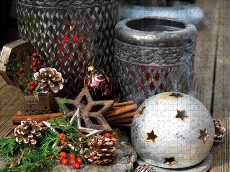 Produktbild: CALVENDO Puzzle Jul - Fest der Wintersonne 1000 Teile Lege-Gr&ouml;&szlig;e 64 x 48 cm Foto-Puzzle Bild von CrystalLights by Sylvia Seibl