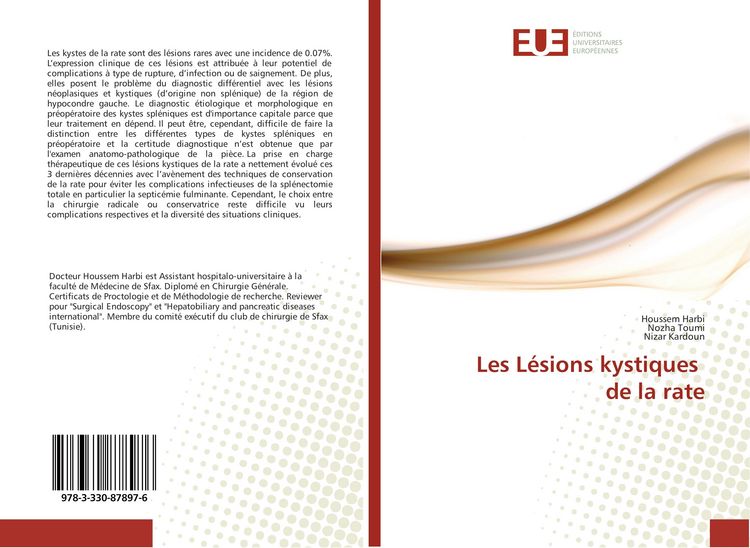 Produktbild: Les L&eacute;sions kystiques de la rate