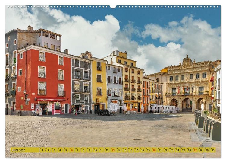 Produktbild: Die h&auml;ngenden H&auml;user von Cuenca (Wandkalender 2027 DIN A2 quer), CALVENDO Monatskalender