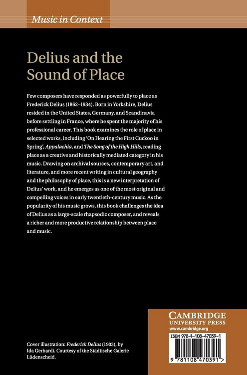 Produktbild: Delius and the Sound of Place