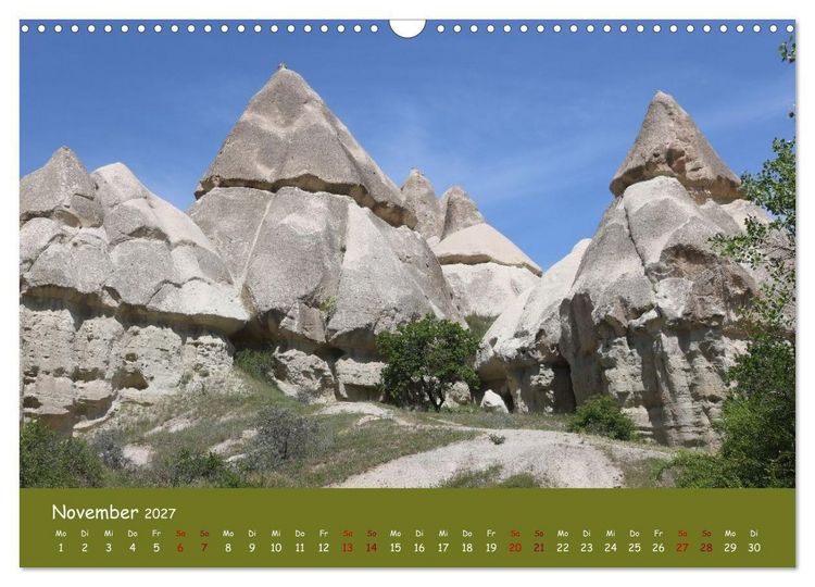Produktbild: Das Liebestal. Die wundersamen Feenkamine von Kappadokien (Wandkalender 2027 DIN A3 quer), CALVENDO Monatskalender
