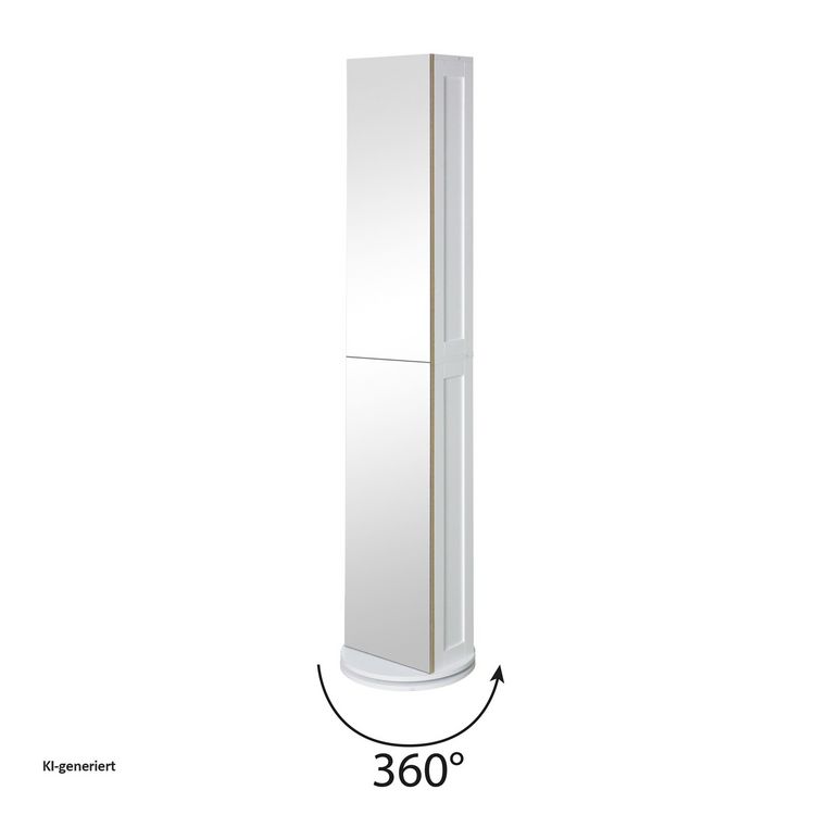 Produktbild: HTI-Living Standspiegel mit Regal und Drehfunktion Standspiegel mit Regal und Drehfunktion