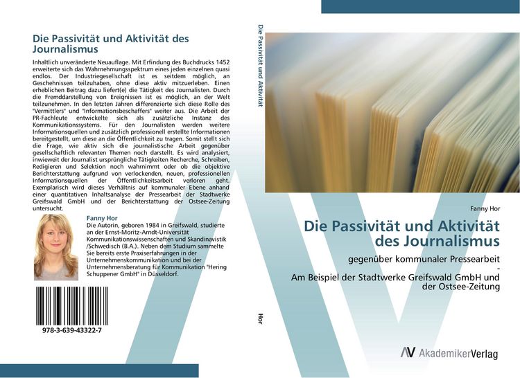 Produktbild: Die Passivit&auml;t und Aktivit&auml;t des Journalismus