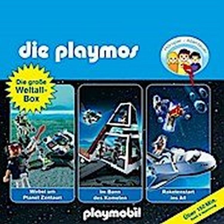 Produktbild: Die Playmos - Das Original Playmobil H&ouml;rspiel, Die gro&szlig;e Weltall-Box: Folgen 29, 36, 48