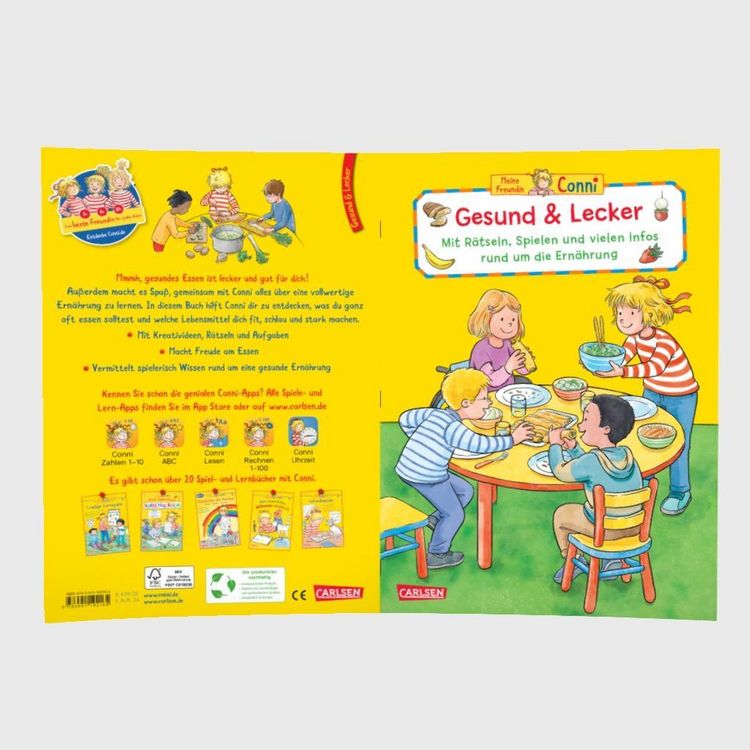 Produktbild: Conni Gelbe Reihe (Besch&auml;ftigungsbuch): Gesund & lecker