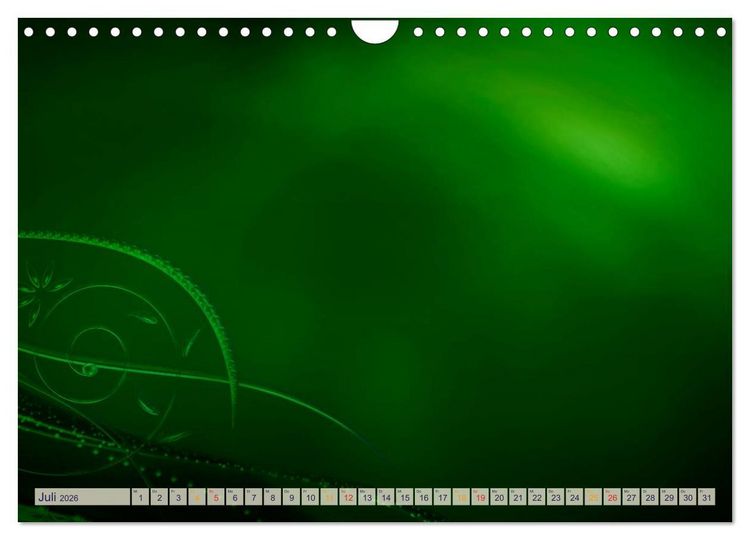 Produktbild: Kalender, Fotos selbst einkleben, selbst gestalten (Wandkalender 2026 DIN A4 quer), CALVENDO Monatskalender
