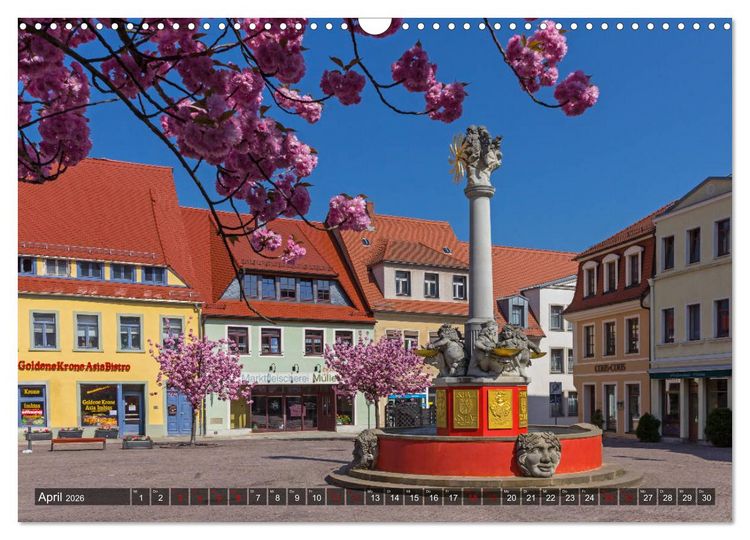 Produktbild: Unterwegs in Oschatz (Wandkalender 2026 DIN A3 quer), CALVENDO Monatskalender