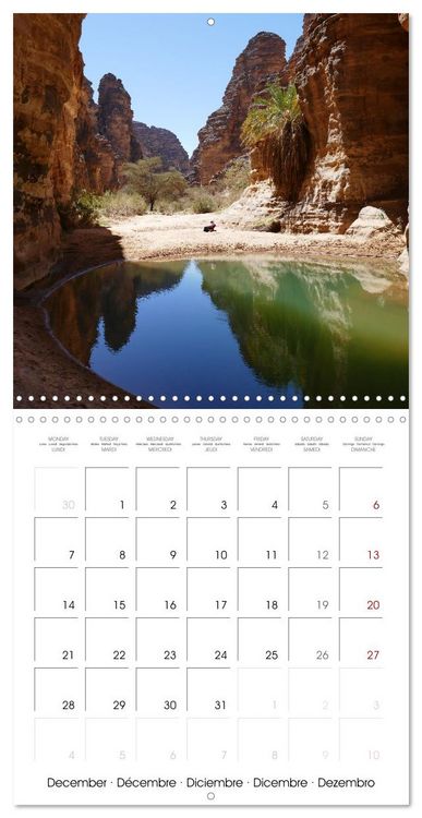 Produktbild: Desert - unknown exciting (Wall Calendar 2026 12 &times; 12 Inch) CALVENDO 12 Month Wall Calendar