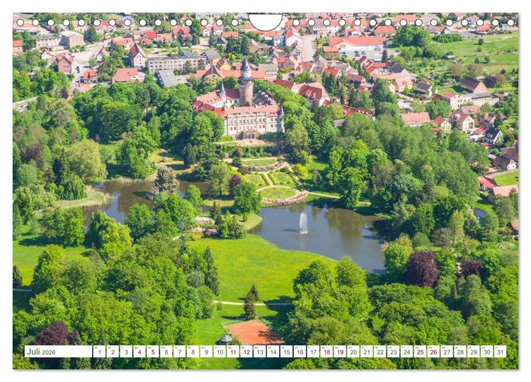 Produktbild: Der Fl&auml;ming aus der Vogelperspektive (Wandkalender 2026 DIN A4 quer), CALVENDO Monatskalender