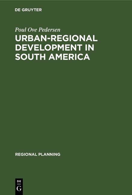 Produktbild: Urban-regional Development in South America
