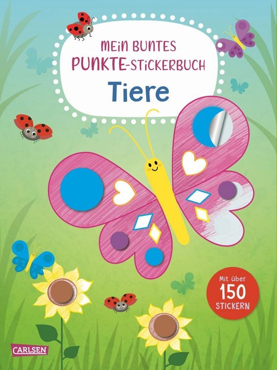 Produktbild: Mein buntes Punkte-Stickerbuch: Tiere