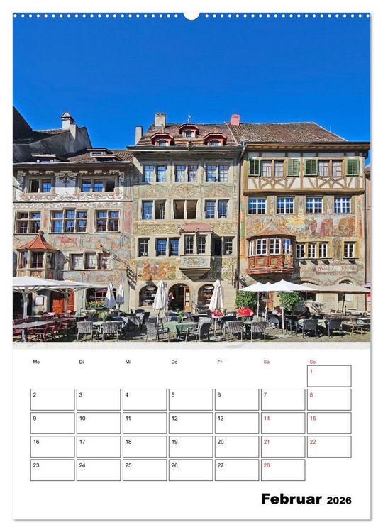 Produktbild: Bodenseeradweg - Auf dem Bodensee durch 3 L&auml;nder (Wandkalender 2026 DIN A2 hoch), CALVENDO Monatskalender