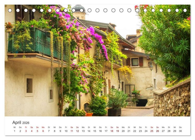 Produktbild: Limone sul Garda - Traumreiseziel (Tischkalender 2026 DIN A5 quer), CALVENDO Monatskalender