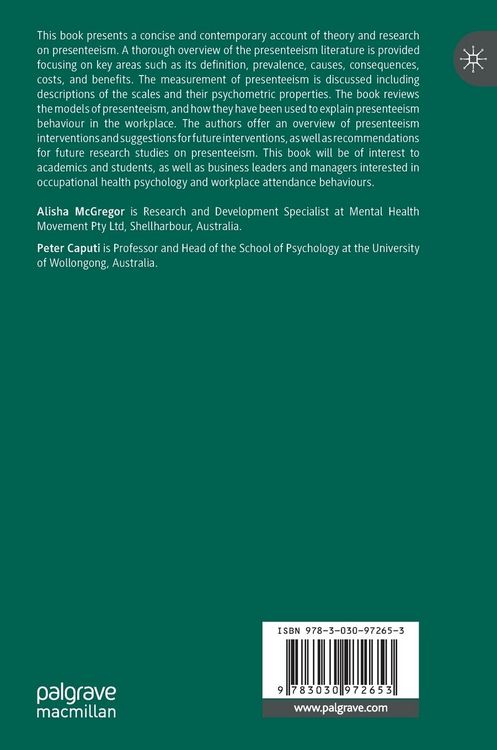Produktbild: Presenteeism Behaviour