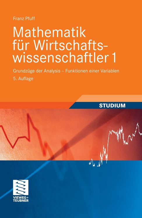 Produktbild: Mathematik f&uuml;r Wirtschaftswissenschaftler 1