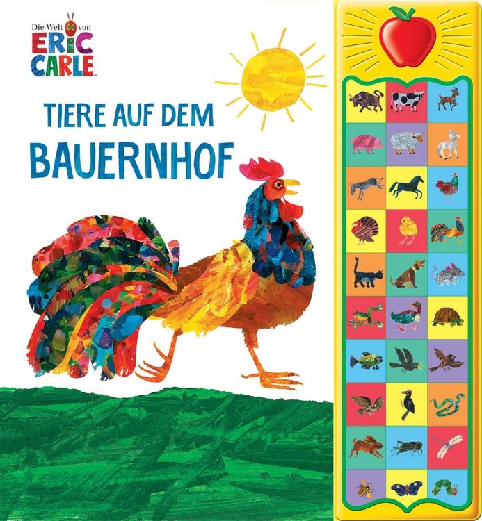 Produktbild: Eric Carle - Tiere auf dem Bauernhof - 30-Button-Soundbuch - Hardcover-Buch mit 30 Ger&auml;uschen