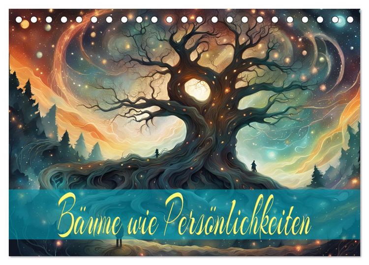 Produktbild: B&auml;ume wie Pers&ouml;nlichkeiten (Tischkalender 2026 DIN A5 quer), CALVENDO Monatskalender