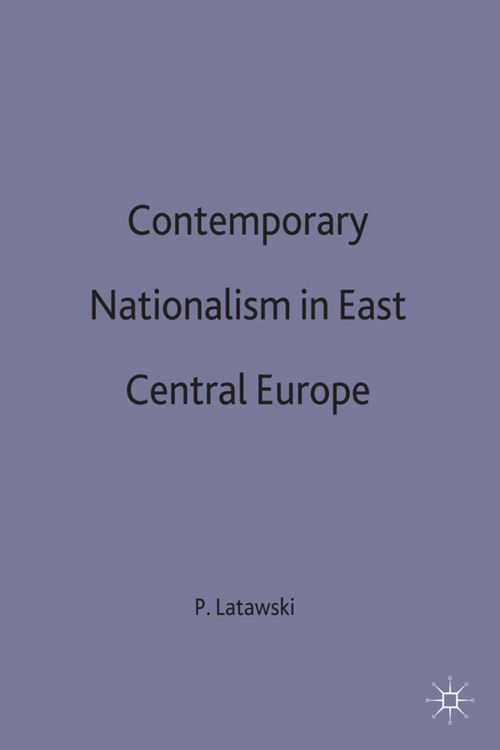 Produktbild: Contemporary Nationalism in East Central Europe