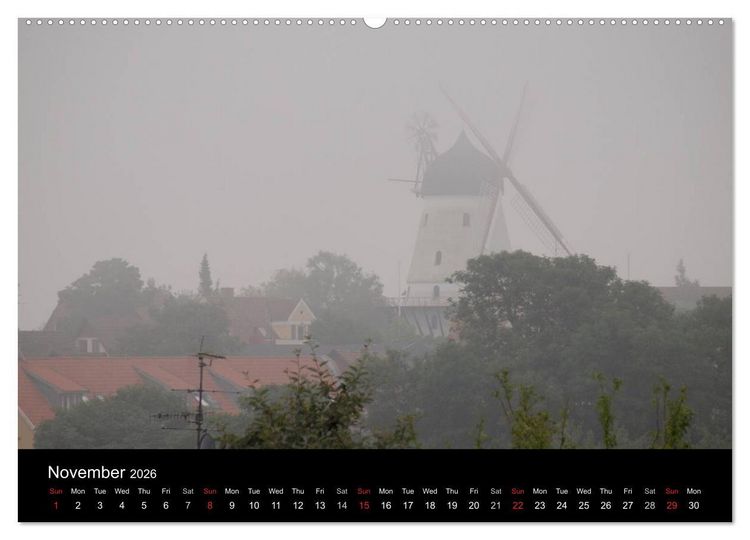 Produktbild: Bornholm - Denmark (High Quality Premium Wall Calendar 2026 DIN A2 landscape),CALVENDO 12 Month Wall Calendar