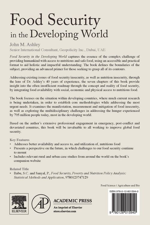 Produktbild: Food Security in the Developing World