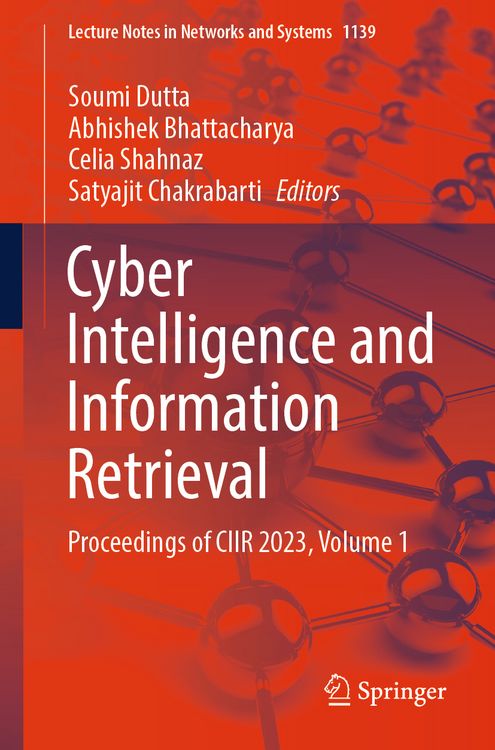 Produktbild: Cyber Intelligence and Information Retrieval