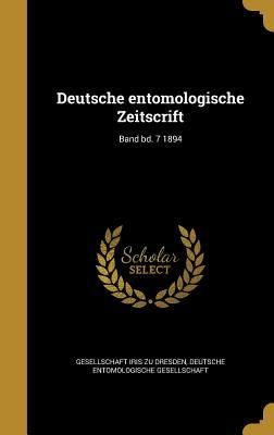 Produktbild: Deutsche entomologische Zeitscrift; Band bd. 7 1894