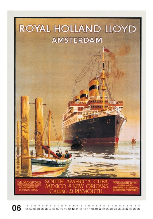 Produktbild: Historische Schiffsplakate 2027