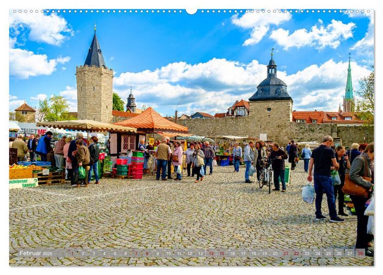 Produktbild: Ein Blick auf M&uuml;hlhausen in Th&uuml;ringen (Wandkalender 2026 DIN A2 quer), CALVENDO Monatskalender