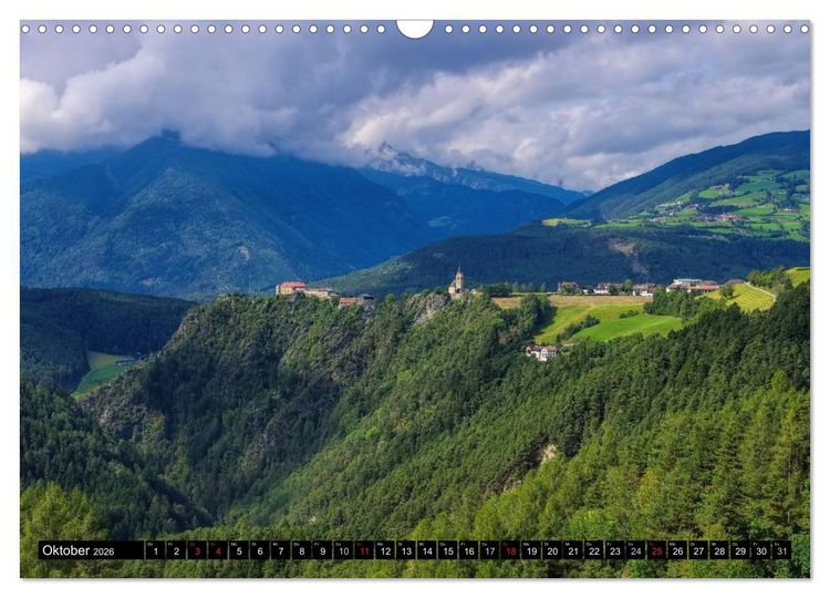 Produktbild: Pustertal - Das gr&uuml;ne Tal S&uuml;dtirols (Wandkalender 2026 DIN A3 quer), CALVENDO Monatskalender