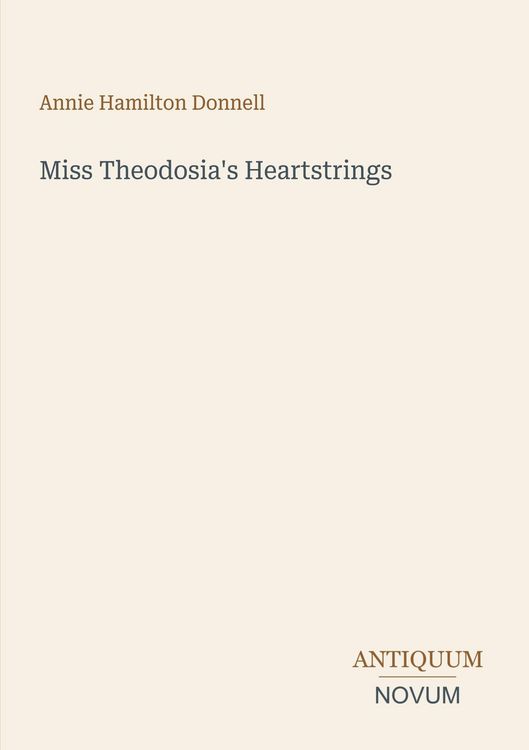 Produktbild: Miss Theodosia's Heartstrings