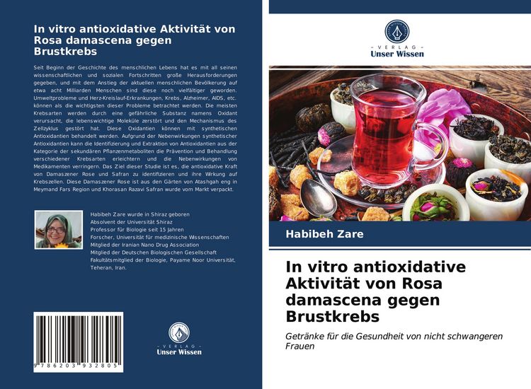 Produktbild: In vitro antioxidative Aktivit&auml;t von Rosa damascena gegen Brustkrebs