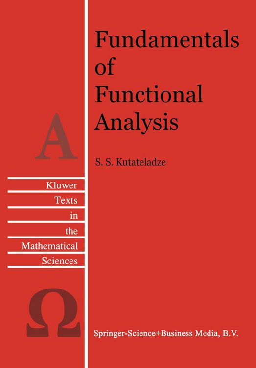 Produktbild: Fundamentals of Functional Analysis