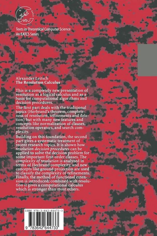 Produktbild: The Resolution Calculus