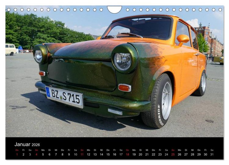 Produktbild: Trabantfahrertreffen Zwickau (Wandkalender 2026 DIN A4 quer), CALVENDO Monatskalender
